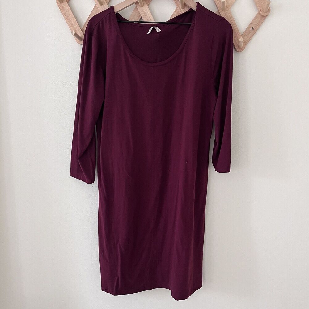 Mudd Maroon Bodycon Dress - 1X